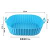Molde para Hornear de Grado Alimenticio Molde de Silicona para Freidora de Aire Rectangular Molde para Hornear para Freidora de Aire Bandeja Especial para Hornear para Horno