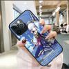 Adecuado para Funda Luminosa Bidimensional para Teléfono Móvil Genshin Impact Apple/Huawei Mate70/Xiaomi/Samsung/Vivo/Oppo