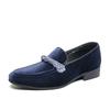 1181 Moda Primavera e Outono Camurça Estilo Britânico Retrô Bico Fino Casual Sapatos de Couro Transfronteiriços Tamanho Grande Sapatos Casuais Versáteis Masculinos