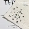 Rincones de alta calidad estilo Shijia para decoración de uñas, imitación de la famosa marca, mini strass biselados blancos súper brillantes de fondo plano, accesorios