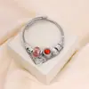 Panjia Angel Wing Bracelet Ins Style High Color Value DIY Pulseira Destacável Pando Pulseira Ajustável