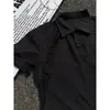 Camisa Polo Respirável Estilo Americano com Malha Toque Fresco Manga Curta Masculina Verão Design Fino Secagem Rápida Camiseta para Casal Manga Meia