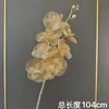Árbol de Dinero de Frutos Rojos Flor Artificial Bayas de Acebo Simuladas Flor de Año Nuevo Paquete de Materiales para Cubo de la Fortuna de Año Nuevo Decoración de Flor Dorada Simulada