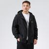 8877 talla grande hombre otoño e invierno nueva ropa de asalto abrigo con capucha de trabajo holgado Joker chaqueta funcional a prueba de viento