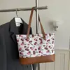 Bolsa de compras bolsa de ombro 2026 bolsa tote estampada grande capacidade casual bolsa de mão transfronteiriça bolsa tote novo estilo