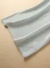 Top de Verano Seco y Transpirable de Hilo de Papel Japonés Tejido sin Costuras con Cuello de Borde Enrollado H061110