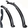 Guardabarros de Bicicleta, Guardabarros para Bicicleta de Montaña, Placa para Eliminar Barro, Protector de Lluvia, Extendido Impermeable Universal Desmontable para Cuadro de Bicicleta
