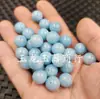 Contas Redondas Azul Marinho, Contas Soltas de Jade, Contas Soltas de Rocha de Quartzo Azul Tianhe Jade, Acessórios para Pulseira Colar Joias DIY, Contas de Jade