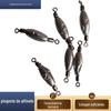 Chumbo clip atacado chumbo de contrapeso para pesca na areia chumbo de mão chumbo para vara pesca de mesa pesca na areia chumbo giratório com argola dupla chumbo pingente chumbo giratório chumbo pingente pino chumbo pingente
