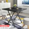 Mesa dobrável mesa de jantar retangular simples casa pequeno apartamento jantar mesa redonda aluguel barraca simples portátil ao ar livre