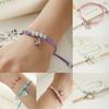 Pulseira de Casal Ano do Zodíaco para Mulheres DIY Ano do Boi Pulseira Feita à Mão Moda Estética Melhor Amiga Estudante Joia Trançada para Mulheres