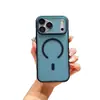 Aplicable para funda de teléfono iPhone 18 Pro Max botones metálicos de lunares Apple 17 cubierta protectora magnética semitransparente transfronterizo