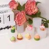 Juguete de Comida Helado Creativo de Fresa y Melón de Verano Decoración DIY Accesorios para Colgar Molde de Silicona para Coche