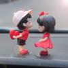 Bonecos de Casal Populares, Bonecos de Casal Fofos se Beijando de Natal, Enfeites de Carro, Acessórios de Interior de Carro, Enfeites Decorativos