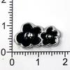 Venta Caliente Flor de Zapato Plateada Dibujo Animado Lazo de Plástico Joyería Pequeños Accesorios DIY Hecho a Mano Material para Horquilla de Cabello para Niños al Mayoreo