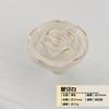 Manija Retro Europea de Rosa Blanco Marfil Plata Antigua Plata Brillante Manija Pequeña para Puerta de Armario Cajón Gabinete 8102