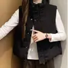 Chaleco de moda de pana para exteriores 2026 nuevo otoño e invierno chaleco holgado chaqueta cálida con cuello alto versátil
