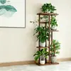 Suporte de Planta Múltiplo Porta Vasos de Flores Prateleiras Rack de Vasos Organizador de Armazenamento Exibição Para Decoração de Jardim de Casa Interna