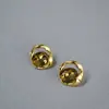 Pendientes de Plata de Ley 925 con Aguja Japonesa y Coreana, de Piedra Preciosa Irregular Hueca Color Champaña con Diseño Geométrico, Joyería de Oreja Exquisita Simple y Versátil
