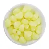 Perlas de Corazón Jelly Color Melocotón con Agujero Vertical de Acrílico de 15 mm, Cuentas Sueltas, Materiales Hechos a Mano, Accesorios para Joyería DIY