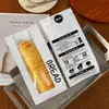 Bolsa de Embalaje para Pan de Agua Alcalina con Ventana Transparente Bolsa Europea de Oruga para Bagel Baguette Embalaje para Hornear Bolsa de Papel Kraft