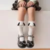 Calcetines Infantiles de Primavera y Otoño, Calcetines de Media Pantorrilla para Niños y Niñas, Lindos Calcetines Holgados para Bebé con Personaje Kuromi de Felpa 3D