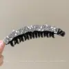 Pinza de Plátano de Satén de Gama Alta Estilo Coreano, Pasador Exquisito y Versátil para Mujer, Nuevo Modelo 2026, Pinza de Moño, Accesorio para el Cabello de Pinza Vertical