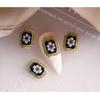 Xiao Xiang Feng Nail Art Zircon Jóias Atacado Internet Celebridade Explosiva Luz Luxo Retro Beleza Cabeça Palácio Estilo Moldura de Foto Broca de Unhas