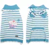 Ropa para Perros para Otoño e Invierno, Suéter Dulce con Rayas de Pastel y Cuello para Gatos Teddy Pequeños y Medianos, Ropa de Dos Patas para Mascotas