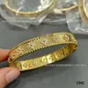 Pulsera Calidoscopio Chapada en Oro Rosa de 18K Pulsera de Trébol de Cuatro Hojas Joyería Regalo de San Valentín de Alta Gama para Mujeres