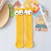 Calcetines de Malla Nuevos de Verano 2024 Plaza Sésamo Ojos Grandes Bebé Niños Calcetines Anti-Mosquitos para Bebé Calcetines de Aire Acondicionado para Bebé