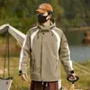 Roupa Masculina Três em Um Destacável à Prova de Frio para Uso Externo Feminina Roupa de Esqui Duas Peças Jaqueta Esportiva Casual para Exterior