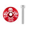 Cubierta de manillar de bicicleta MUQZI de aleación de aluminio, 28,6 mm, con tornillos