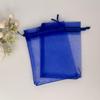 Bolsa de hilo de fábrica, venta al por mayor, bolsa de organza de color sólido, bolsa de malla para embalaje de joyas y regalos cosméticos