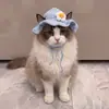 Gorro Lindo y Divertido para Mascota Disfraz de Gato Accesorio para la Cabeza Accesorios para Perro Collar Adornos Tejidos Nuevos 2026
