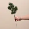 Plantas verdes artificiales, incluyendo ramas de pino, ramas de ciprés y ramas del pino "Meiren", para decoración del hogar y paisajismo de jardines