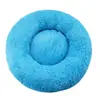 Cama aquecida de inverno para pet gato canil cama de cachorro tapete de gato suprimentos para pet canil de cachorro redondo personalizado pelúcia cama de gato
