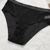 Ropa interior de talla grande para mujeres europeas y americanas transfronterizas, comercio exterior, malla sin costuras, cintura ancha, cintura baja, bragas de color sólido sin costuras, suministro