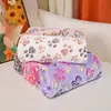 Manta para Pet Pegadas Veludo Coral Tapete para Pet Colcha de Dormir para Gato e Cachorro Venda por Atacado Manta Universal Venda por Atacado para Todas as Estações