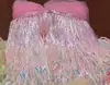 2025 Novo Flash Clássico Vertical Lantejoula Franja Renda DIY Decoração de Roupas Acessórios Fita Larga Franja