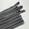 Fornecimento Spot Não. 5 dentes de resina zíper de placket de roupa com cauda aberta jaqueta acolchoada de algodão casaco zíper de plástico de abertura única roupa