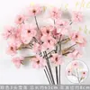 Casamento Série Rosa Flores Artificiais Flores de Seda Flores Falsas Decoração Salão de Casamento Arte Floral Casa Buquê de Flor Única Arranjo Floral para Corredor Materiais
