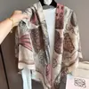 Bufanda Grande de Algodón y Lino Imitación Estilo Étnico para Primavera y Otoño, Bufanda para el Cuello, Chal, Bufanda de Viaje para Protección Solar, Bufanda de Seda para Aire Acondicionado