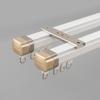 Incluye Instalación, Riel Simple de Aleación de Aluminio, Riel Curvo para Ventana de Balcón, Riel Simple/Doble, Riel en L, Riel Silencioso para Cortinas, Riel Deslizante