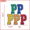 En stock Toalla de Letras de Doble Capa Bordado Parche de Insignia Bordada Pegatina de Tela Accesorios para Ropa Accesorios Suministro Directo de Fábrica
