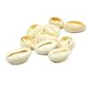 Aretes de Tornillo de Arroz con Agujero Lateral Blanco Marrón Concha Accesorios de Campana de Viento Submarina Colgante DIY Pulsera Collar Colgante Joyería