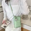 Bolsas de Mano Pequeñas de Moda para Mujer 2026 Nueva Moda Versátil Bolso Cruzado Tipo Cubo Bolso para Teléfono Exquisito Súper Popular