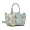 Bolsa Tote Cesta de Legumes da Moda Feminina 2026 Nova Tendência Moda Primavera Padrão Lichia Bolsa Balde Ombro Único Transversal Pequena Bolsa