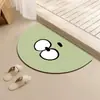 Alfombrilla Absorbente Creativa Sencilla para Baño, Alfombrilla de Pie de Barro Diatomeas Antideslizante de Secado Rápido para Inodoro, Alfombrilla de Puerta Fácil de Cuidar
