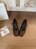 Zapatos de Mujer de Estilo Retro 2025 Nuevos Zapatos Mary Jane Franceses con Tacón Grueso para Primavera y Otoño, Zapatos de Tacón Alto Poco Profundos de Hong Kong